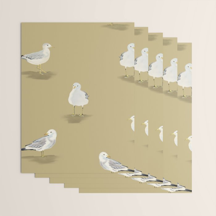 Coastal Seagulls  Wrapping Paper Gallery Image 3