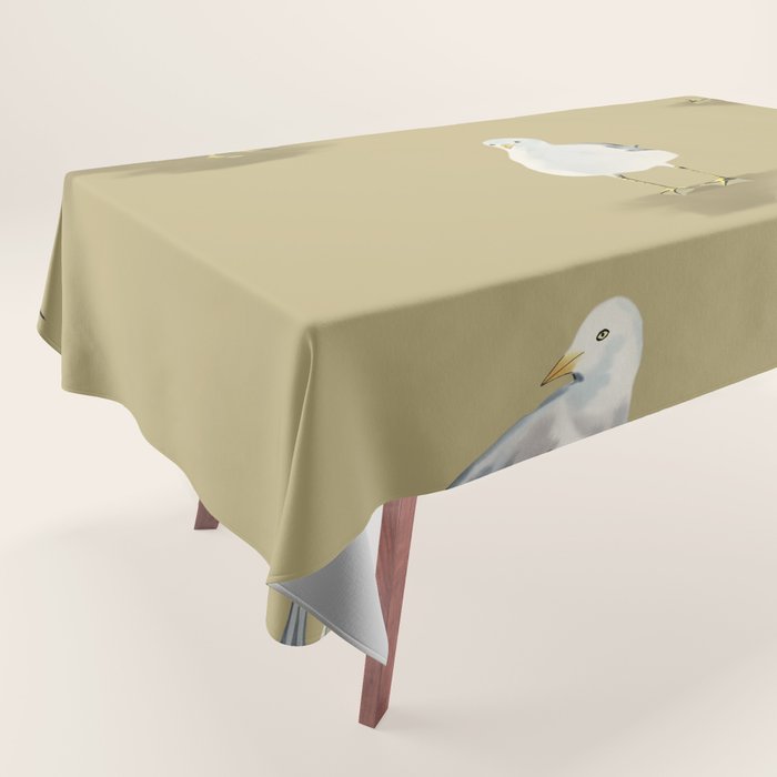Coastal Seagulls  Tablecloth Gallery Image 1