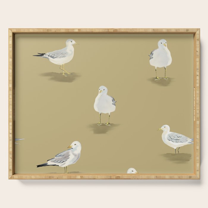 Coastal Seagulls  Serving Tray Gallery Image 1