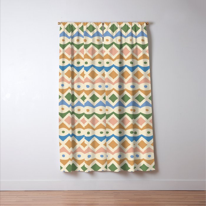 Simple Hand-cut Pattern #3 Window Curtain Gallery Image 3