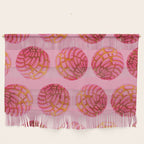 Pink concha bread mexican concha pan dulce mexican food lover Wall Hanging Gallery Image 1