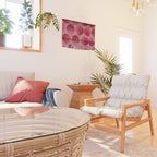 Pink concha bread mexican concha pan dulce mexican food lover Wall Hanging Gallery Image 2