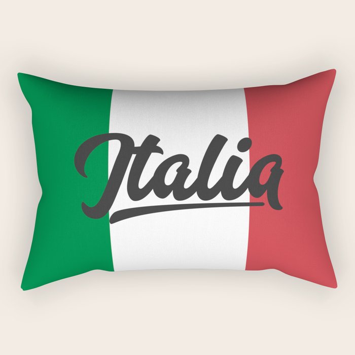 Italian Flag Rectangular Pillow Gallery Image 2