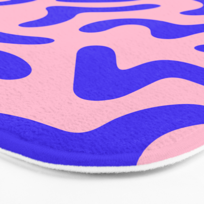Colorful fun doodle symbol art pattern Bath Mat Gallery Image 3