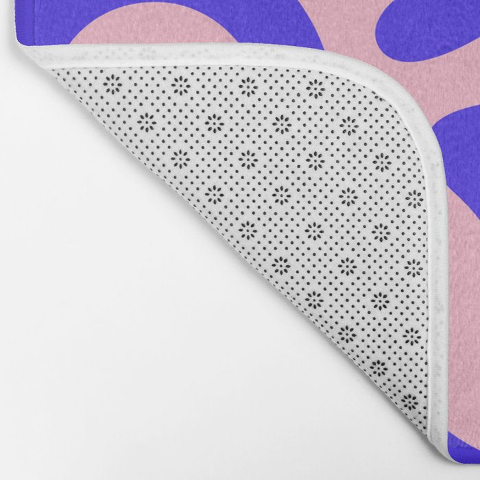 Colorful fun doodle symbol art pattern Bath Mat Gallery Image 2