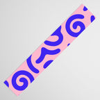 Colorful fun doodle symbol art pattern Table Runner Gallery Image 3