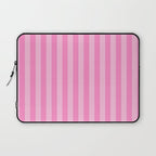 pink stripes Laptop Sleeve Gallery Image 1