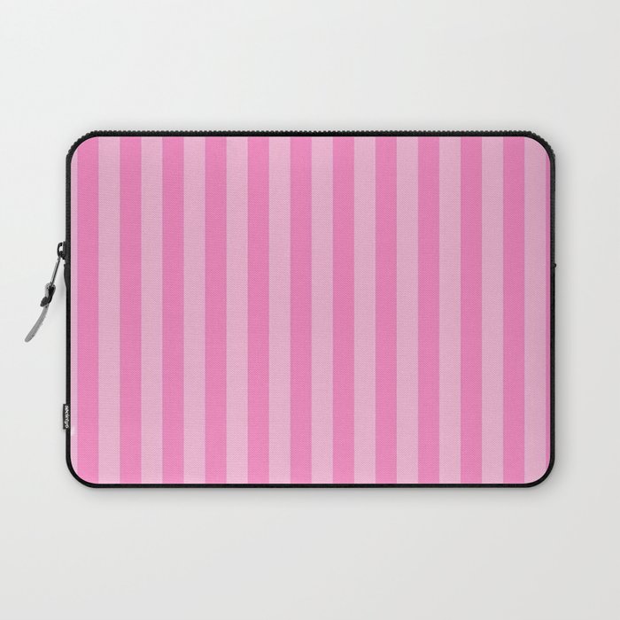 pink stripes Laptop Sleeve Gallery Image 1