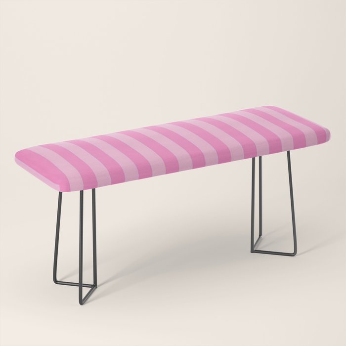 pink stripes Bench Gallery Image 1
