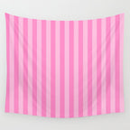 pink stripes Wall Tapestry Gallery Image 4