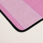 pink stripes Desk Mat Gallery Image 4