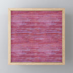 Old Market Textile in Pink Mini Art Print Gallery Image 1