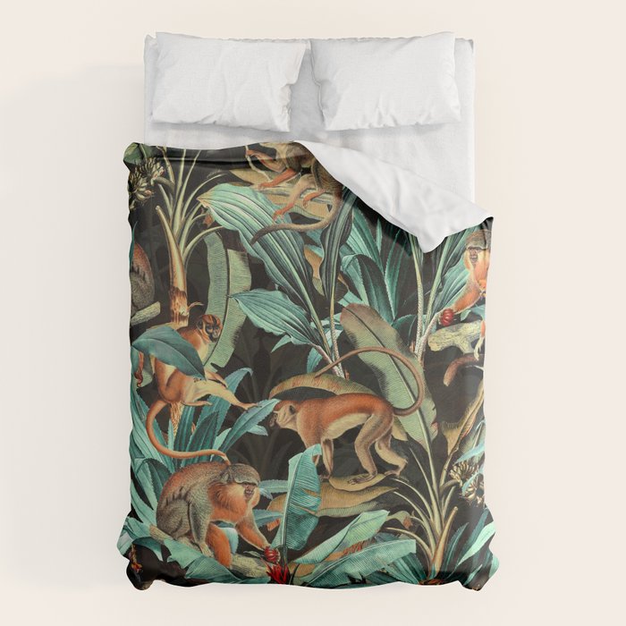 Monkey Tropical Jungle Duvet Cover Gallery Image 1