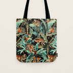 Monkey Tropical Jungle Tote Bag Gallery Image 1