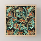 Monkey Tropical Jungle Mini Art Print Gallery Image 1