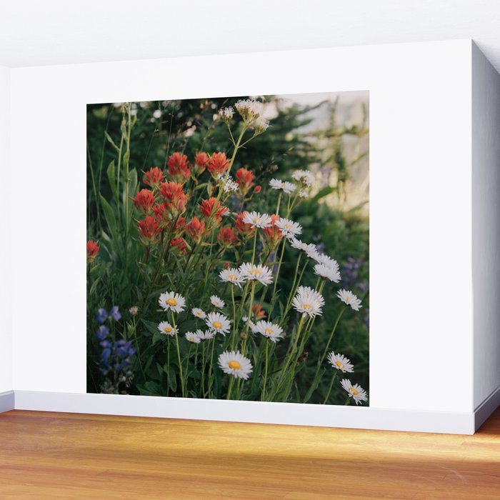 Wildflowers Wall Mural Gallery Image 2