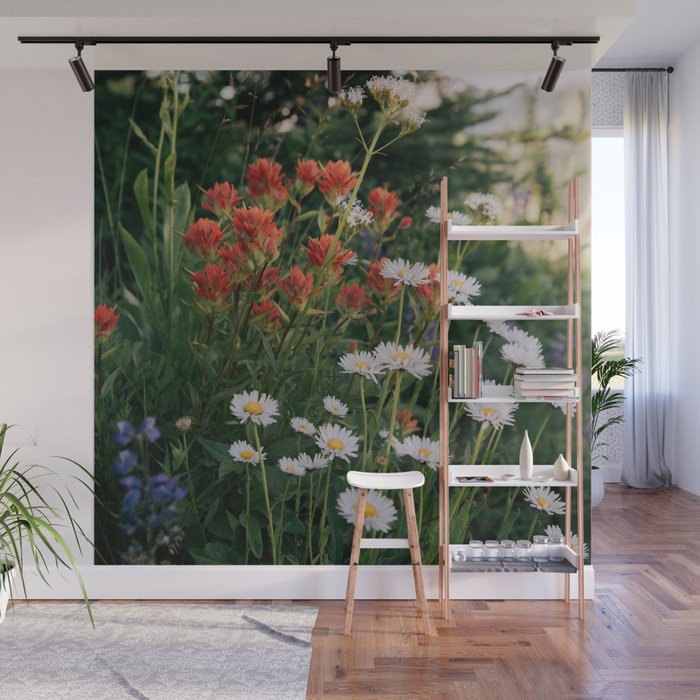 Wildflowers Wall Mural Gallery Image 1