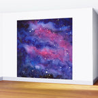 Nebula Galaxy Watercolor Space Sky Wall Mural Gallery Image 2