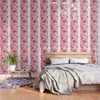 Red and pink artsy flowers Wallpaper Gallery Image 3