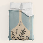 Minimal Abstract Art Vase 23 Duvet Cover Gallery Image 6