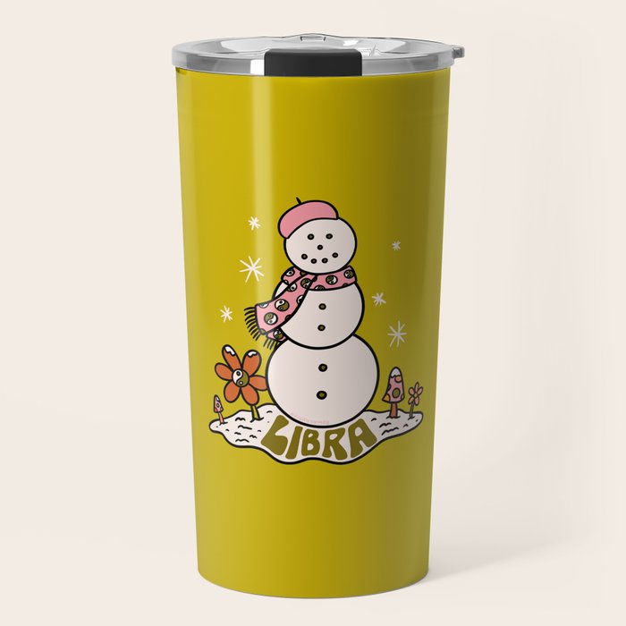 Libra Snowman Travel Mug Gallery Image 1