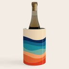 Retro 70s Waves Wine Chiller Gallery Image 1