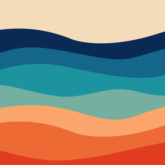 Retro 70s Waves Coffee Mug Gallery Image 2