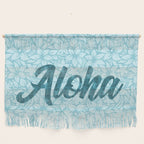 Moloaa Bay Hawaiian Hibiscus Aloha Shirt Print Wall Hanging Gallery Image 1