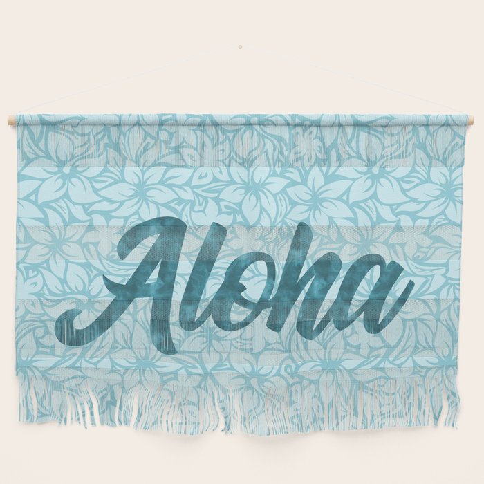 Moloaa Bay Hawaiian Hibiscus Aloha Shirt Print Wall Hanging Gallery Image 1