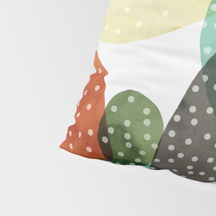 Cactus watercolor Pillow Sham Gallery Image 4