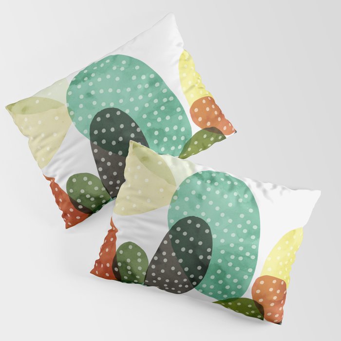 Cactus watercolor Pillow Sham Gallery Image 3