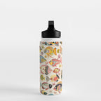 Whimsical Underwater World Multicolor Fish Pattern Water Bottle Gallery Image 3
