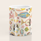Whimsical Underwater World Multicolor Fish Pattern Coffee Mug Gallery Image 4
