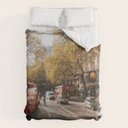London Red Buses - Photography Duvet Cover Gallery Image 6