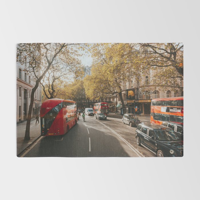 London Red Buses - Photography Rug Gallery Image 2