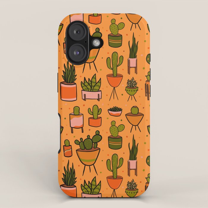 Modern Cactus iPhone Case Gallery Image 1