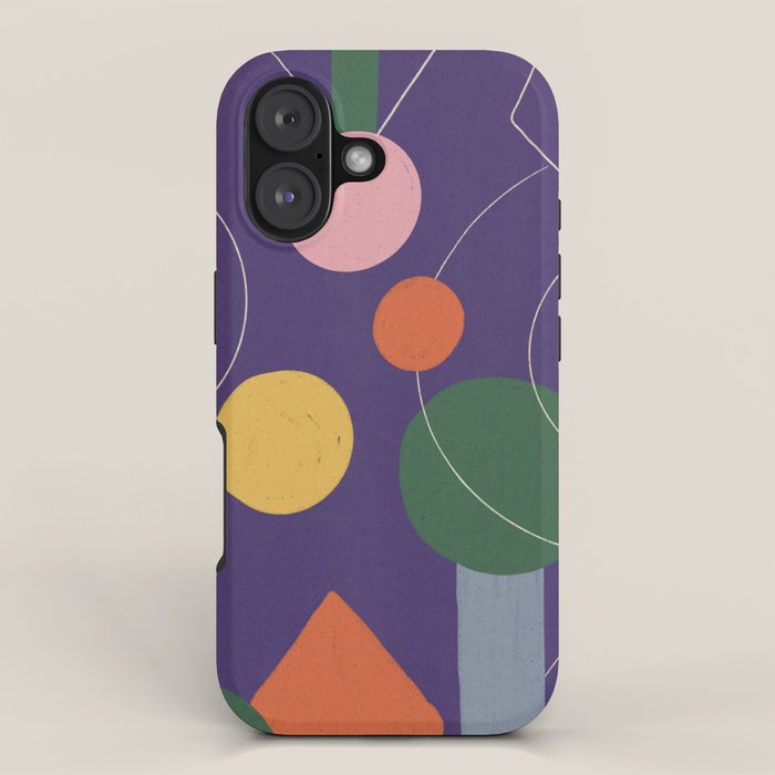 Colourful Figures iPhone Case Gallery Image 1