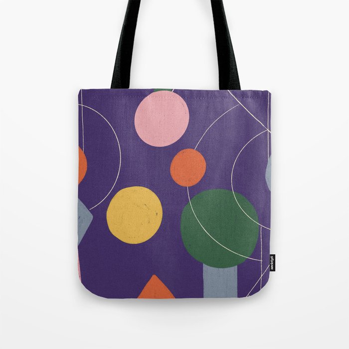 Colourful Figures Tote Bag Gallery Image 1