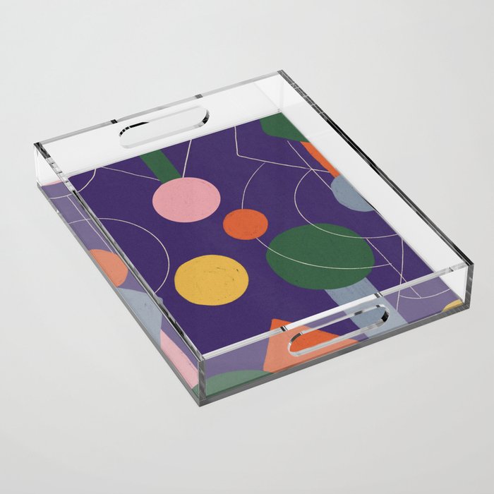 Colourful Figures Acrylic Tray Gallery Image 1