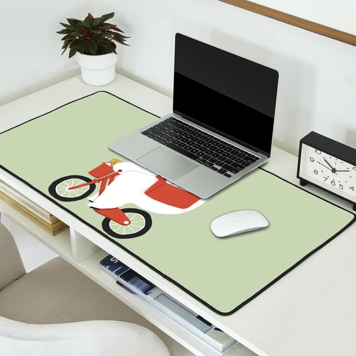 Polar bear postal express Desk Mat Gallery Image 2