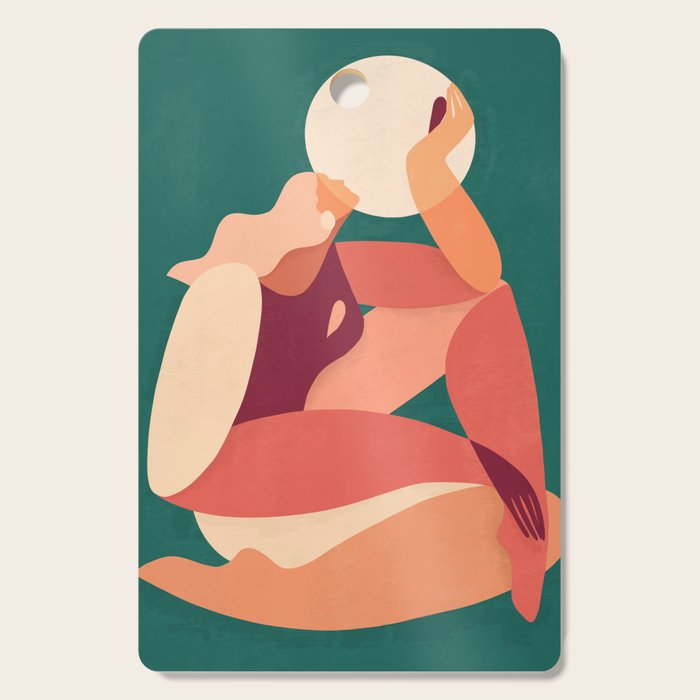 How the sun loves the moon Cutting Board