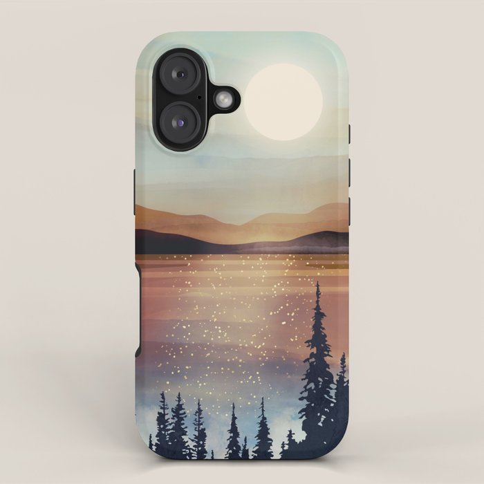Summer Lake Sunset iPhone Case Gallery Image 1