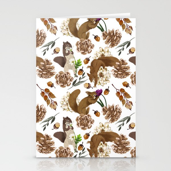 Flowering squirrel meadow Stationery Card Gallery Image 2