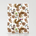 Flowering squirrel meadow Stationery Card Gallery Image 2