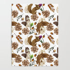 Flowering squirrel meadow Poster Gallery Image 4