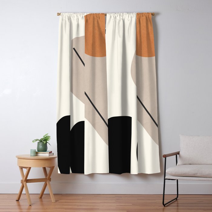 Abstract Shapes 61 Window Curtain Gallery Image 5