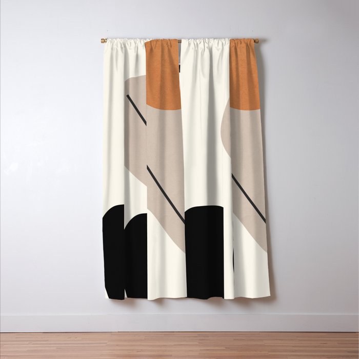 Abstract Shapes 61 Window Curtain Gallery Image 3