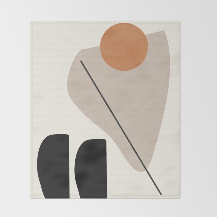 Abstract Shapes 61 Throw Blanket Gallery Image 2