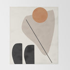 Abstract Shapes 61 Throw Blanket Gallery Image 2
