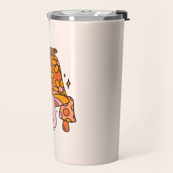 Mouse on a Mushroom Travel Mug Gallery Image 2